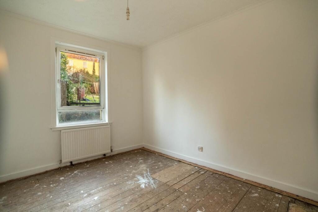 Bedroom, Coatbridge — before refurbishment