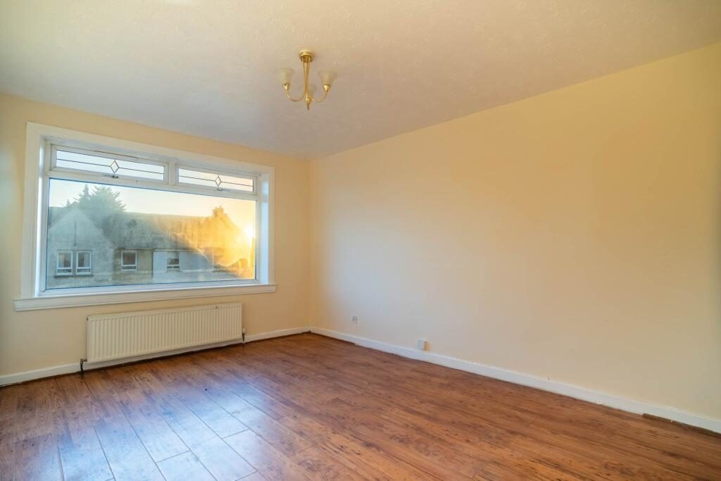 Living room, Coatbridge — before refurbishment